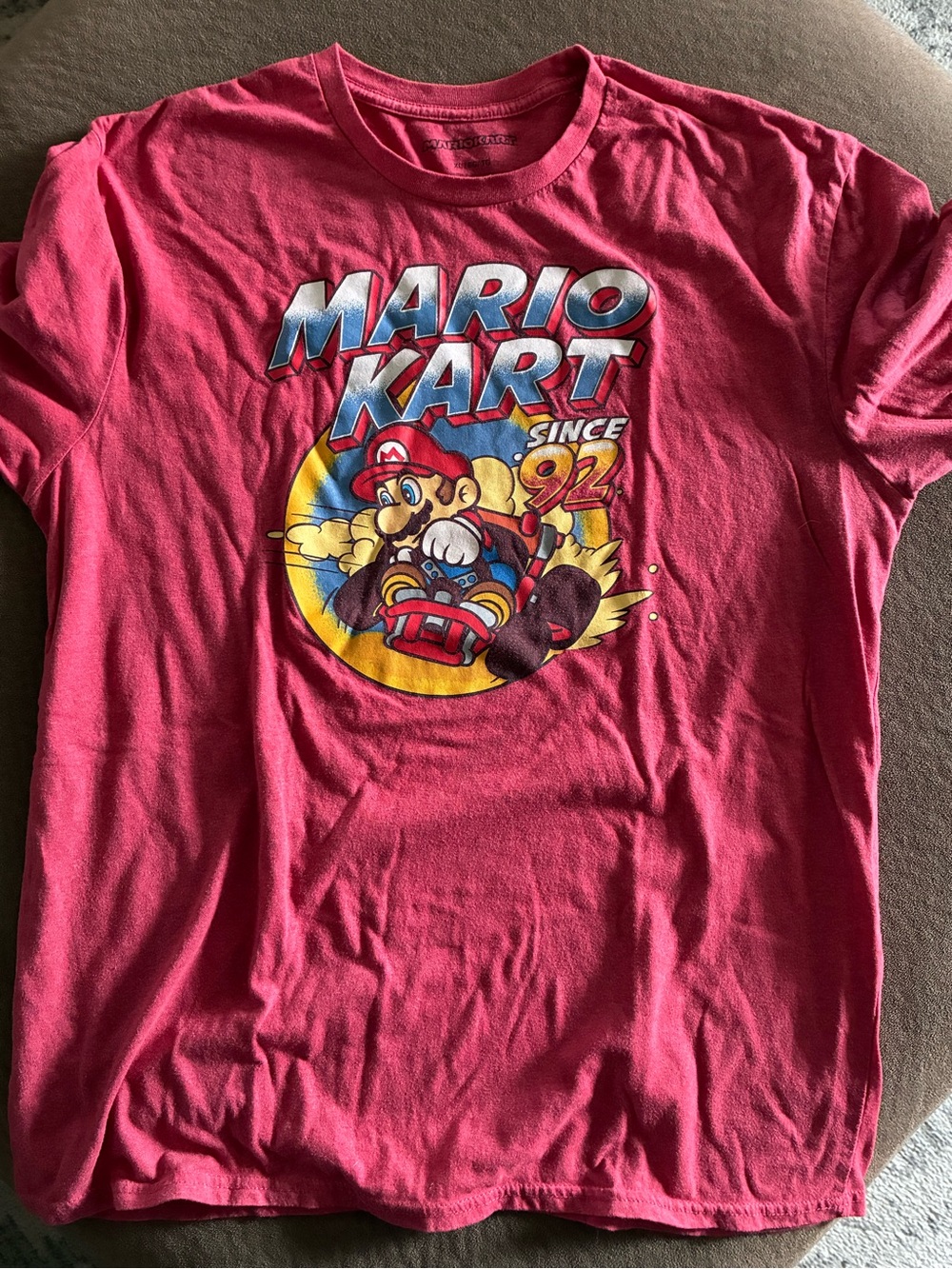 Mario Kart Men’s XL RED
